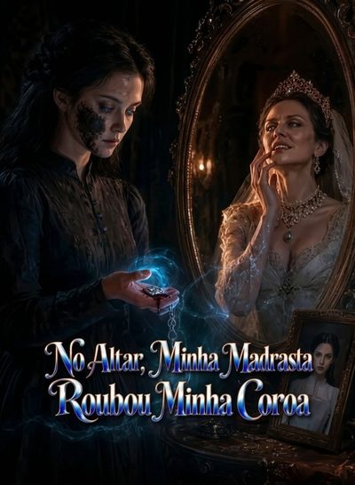 Capa da minisserie No Altar Minha Madrasta Roubou Minha Coroa