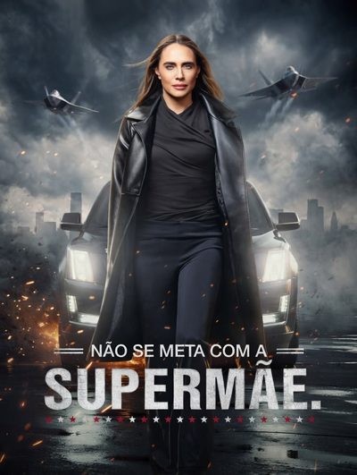 Capa da minisserie No Te Metas Con La Súpermamá Não Se Meta com a Supermãe