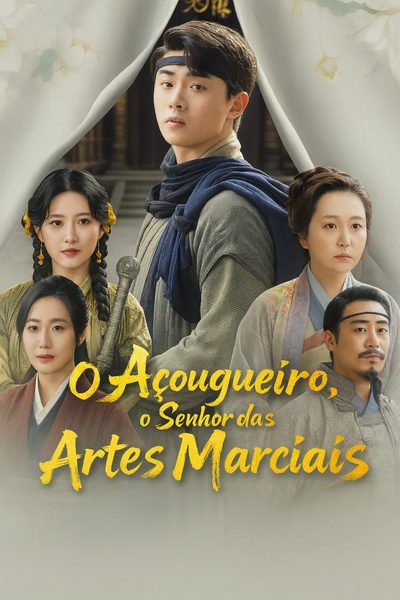 Capa da minisserie O Açougueiro, o Senhor das Artes Marciais