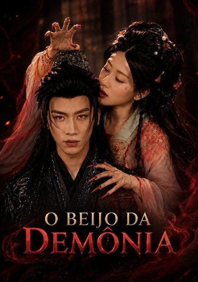 Capa da minisserie O Beijo da Demônia