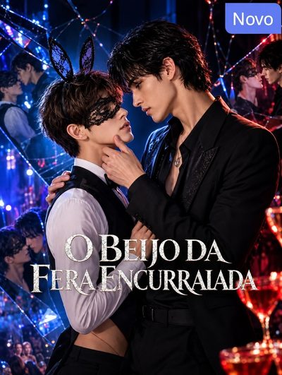 Capa da minisserie O Beijo da Fera Encurralada