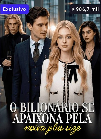 Capa da minisserie O Bilionário Se Apaixona Pela Noiva Plus Size