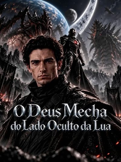 Capa da minisserie O Deus Mecha do Lado Oculto da Lua -
