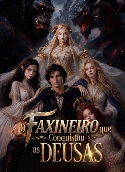 Capa da minisserie O Faxineiro que Conquistou as Deusas