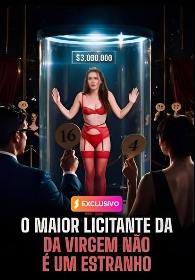 Capa da minisserie O Maior Licitante da Virgem Não É Um Estranho