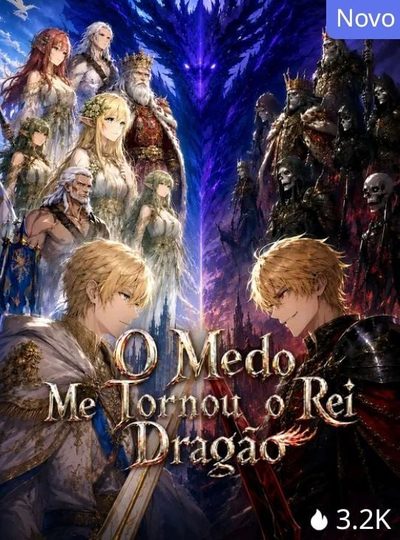 Capa da minisserie O Medo Me Tornou o Rei Dragão