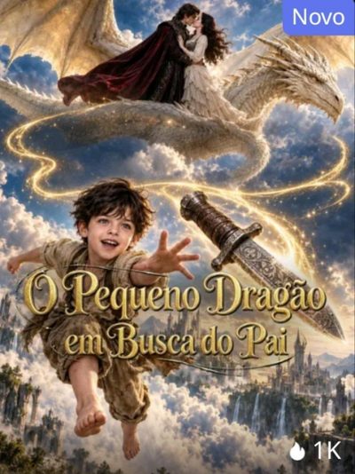 Capa da minisserie O Pequeno Dragão em Busca do Pai