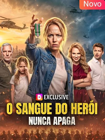 Capa da minisserie O Sangue do Herói Nunca Apaga