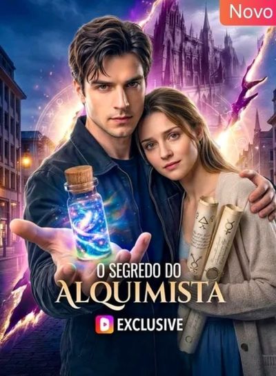Capa da minisserie O Segredo do Alquimista