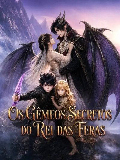 Capa da minisserie Os Gêmeos Secretos do Rei das Feras dublado