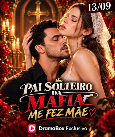 Capa da minisserie Pai Solteiro da Máfia Me Fez Mãe