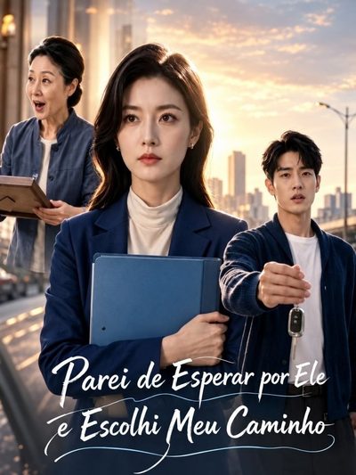 Capa da minisserie Parei de Esperar por Ele e Escolhi Meu Caminho