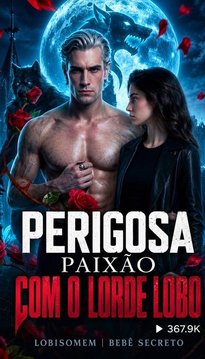 Capa da minisserie Perigosa Paixão com o Lorde Lobo