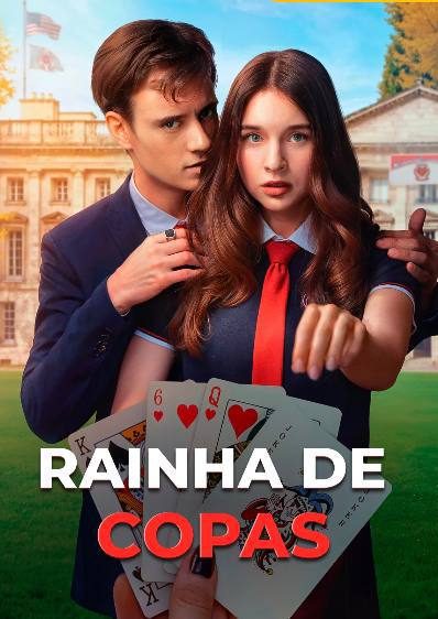 Capa da minisserie Rainha de Copas Queen of Hearts