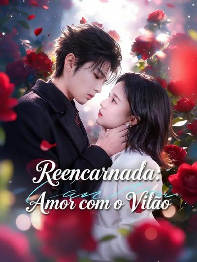 Capa da minisserie Reencarnada Amor com o Vilão dublado