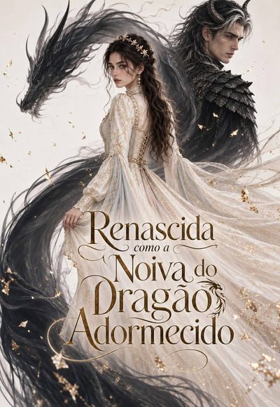Capa da minisserie Renascida Como a Noiva do Dragão Adormecido