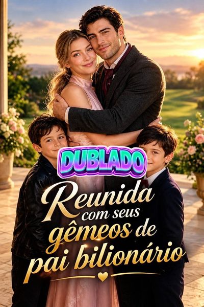 Capa da minisserie Reunida com Seus Gêmeos de Pai Bilionário