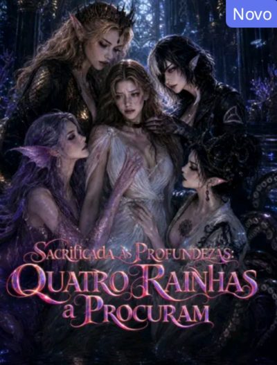 Capa da minisserie Sacrificada as Pronfudezas: Quatro Rainhas a Procuram