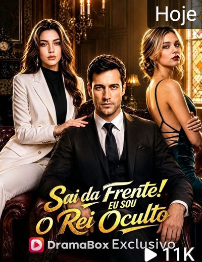 Capa da minisserie Sai da Frente ! Eu Sou o Rei Oculto