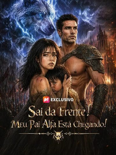 Capa da minisserie Sai da Frente! Meu Pai Alfa Está Chegando!