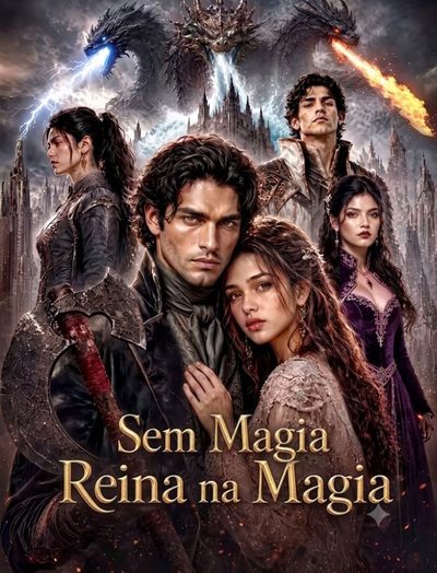 Capa da minisserie Sem Magia Reina na Magia -