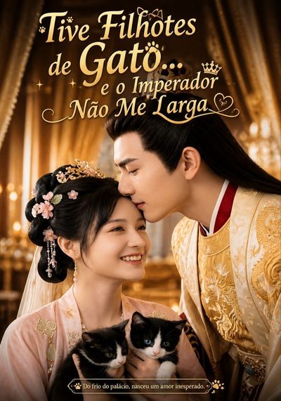 Capa da minisserie Tive Filhotes de Gato… e o Imperador Não Me Larga Depois de Dar à Luz Gatinhos, Fui Perseguida Pelos Mimos do Imperador
