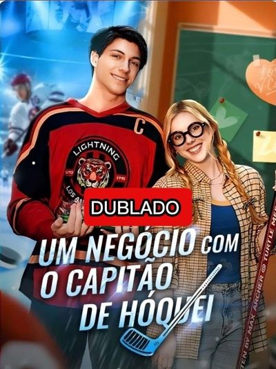 Capa da minisserie Um Negócio com o Capitão de Hóquei dublado